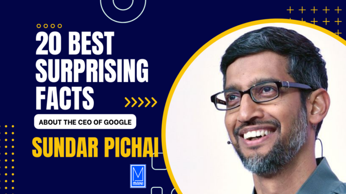 Sundar Pichai ( CEO of Google )